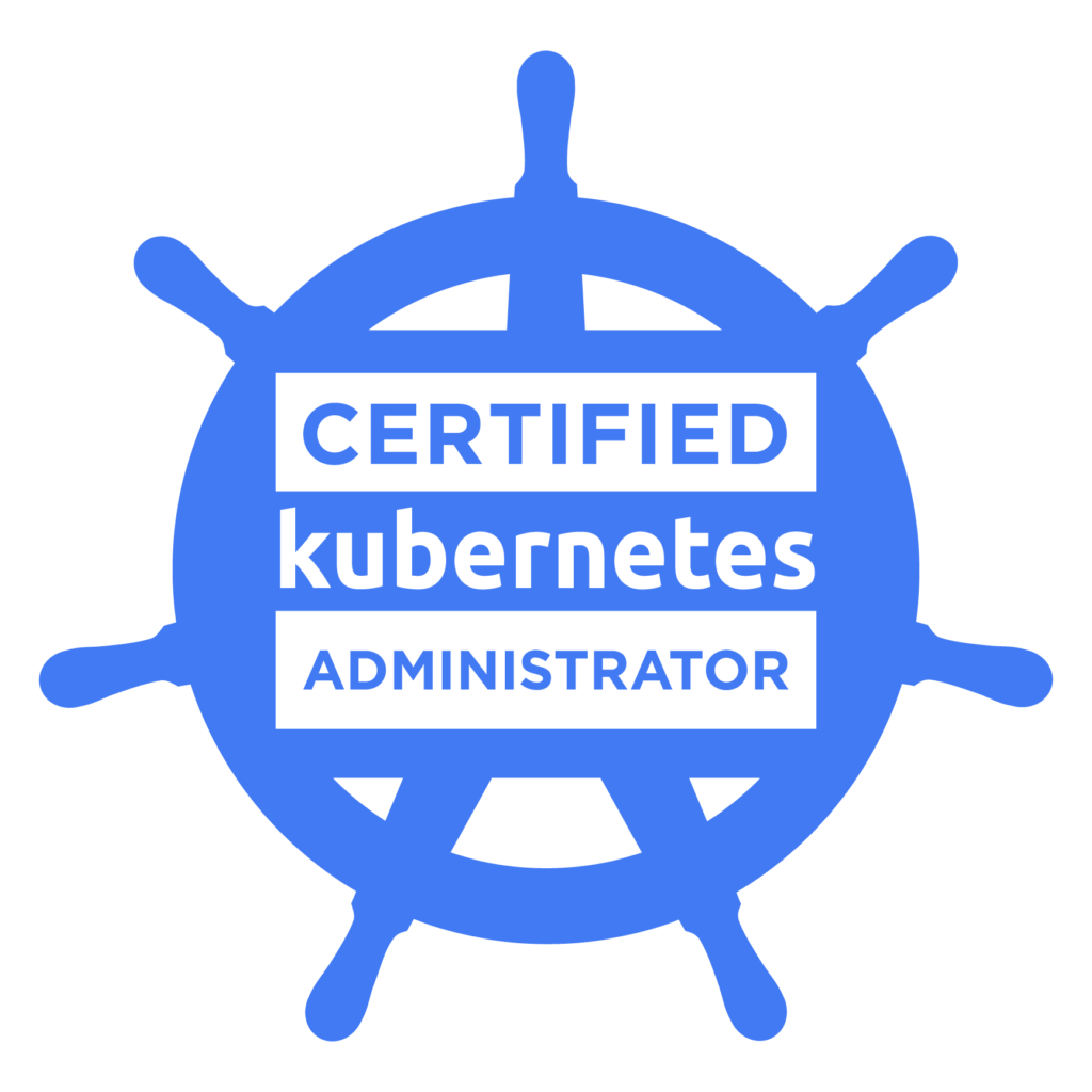 Certified Kubernetes Administrator badge
